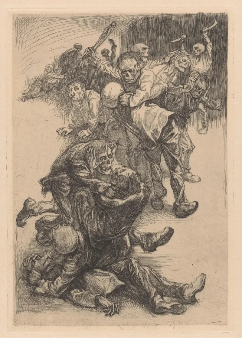 Vechtende monsters av Johannes Josephus Aarts
