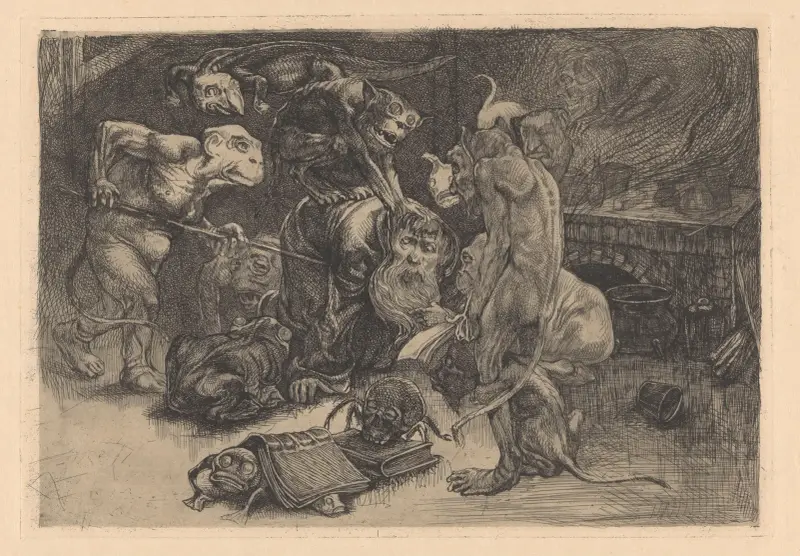 Frestelsen av den helige Antonius av Johannes Josephus Aarts