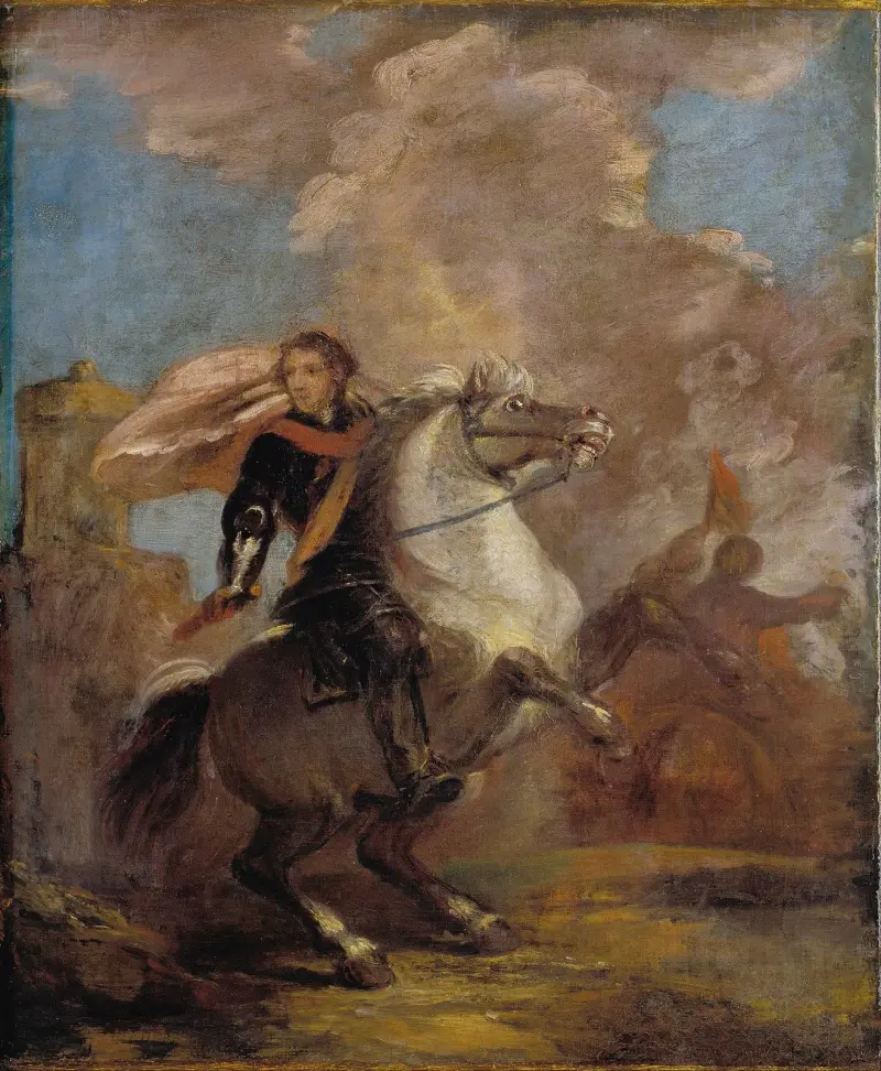 En officer till häst av Sir Joshua Reynolds