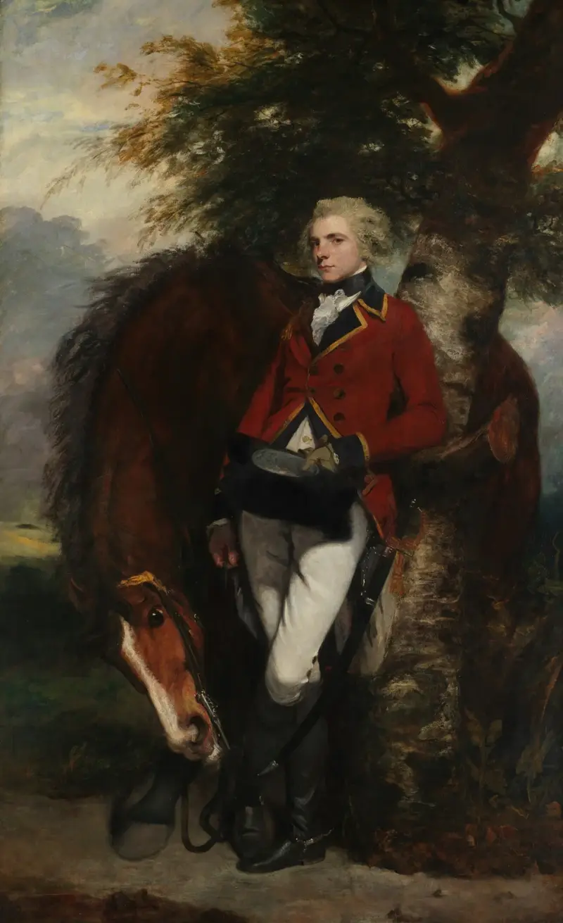 Captain George K. H. Coussmaker (1759–1801) av Sir Joshua Reynolds