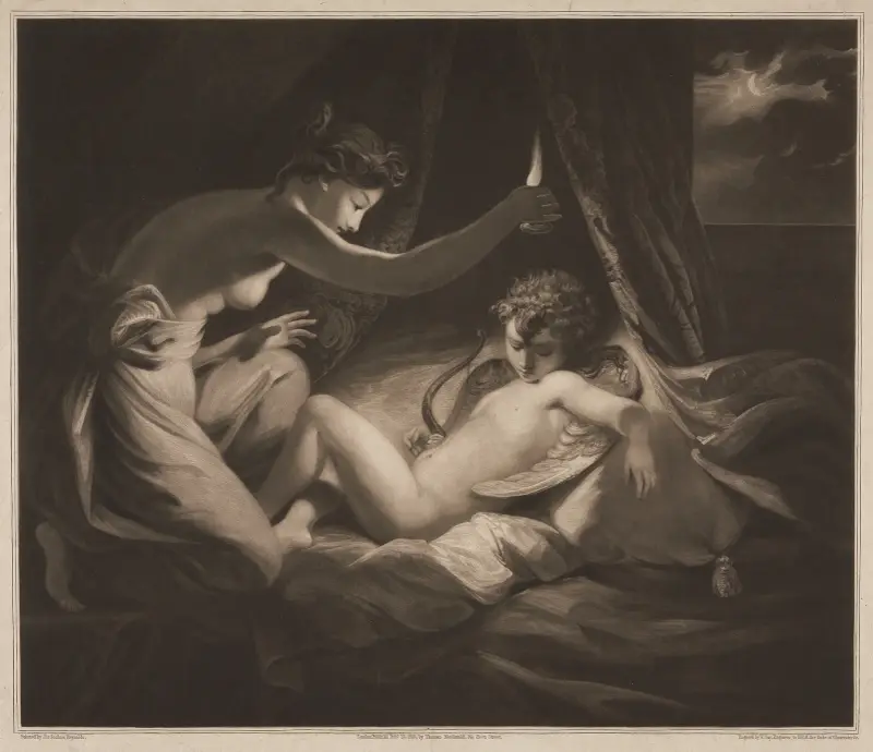 Amor och Psyche av Sir Joshua Reynolds