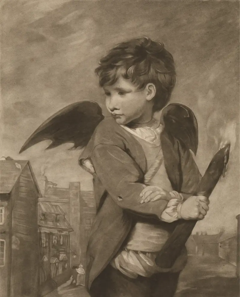 Amor som länkpojke av Sir Joshua Reynolds