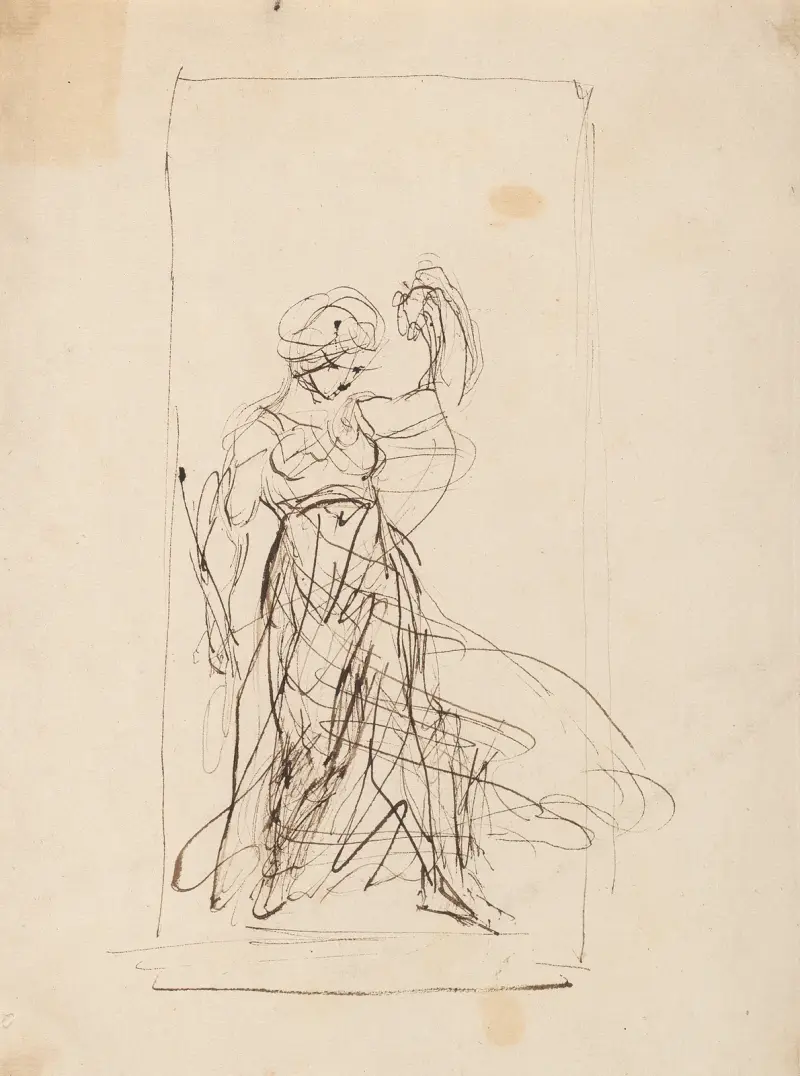 Dansande kvinna av Sir Joshua Reynolds