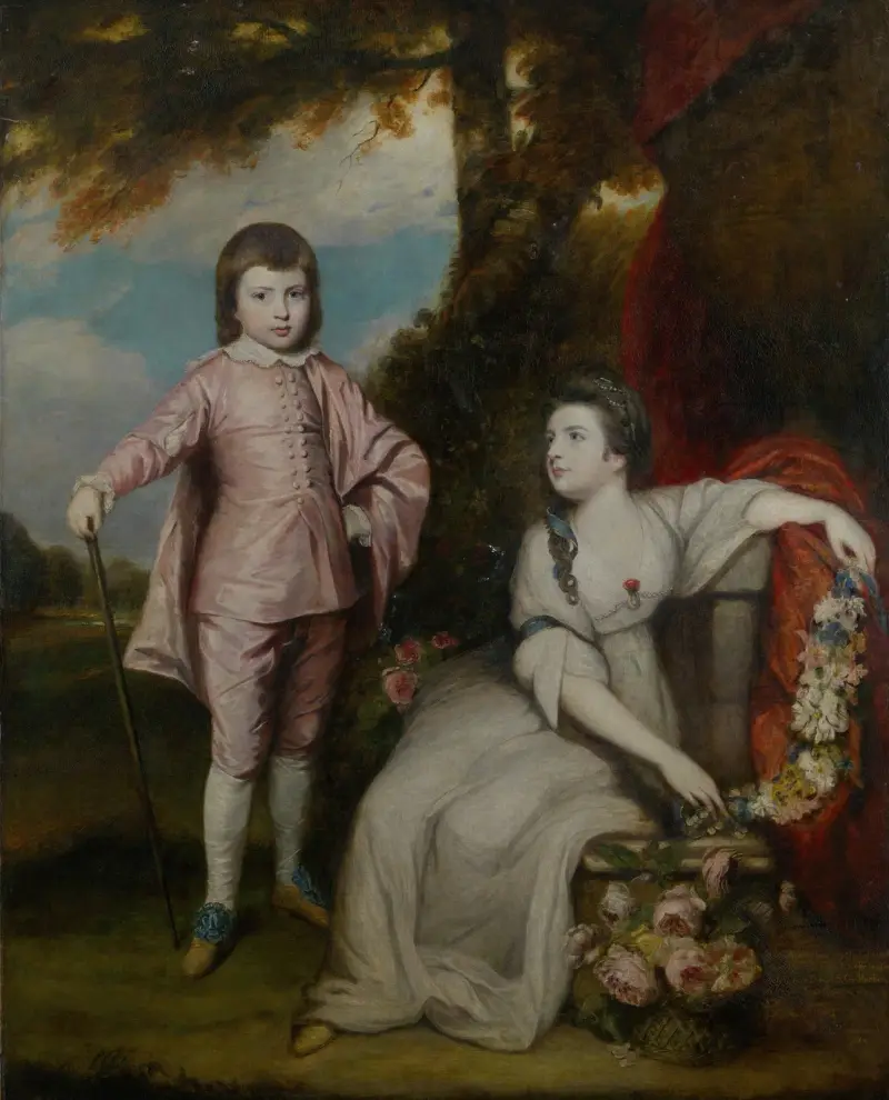 George Capel, Viscount Malden (1757–1839), and Lady Elizabeth Capel (1755–1834) av Sir Joshua Reynolds