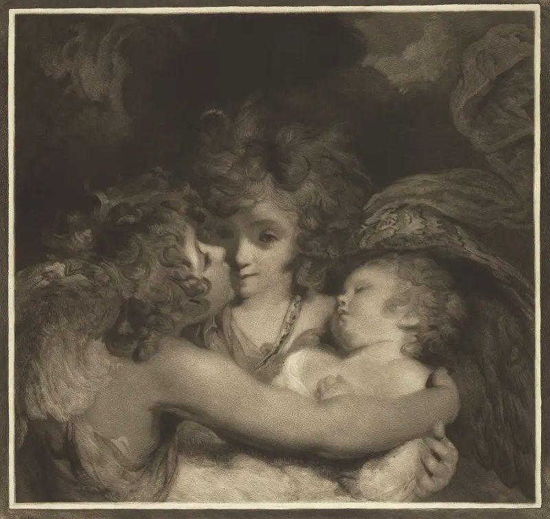 Skyddsänglar av Sir Joshua Reynolds