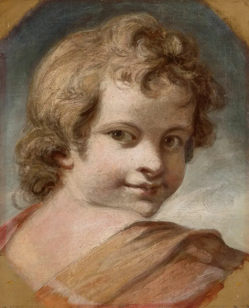 Pojkhuvud av Sir Joshua Reynolds