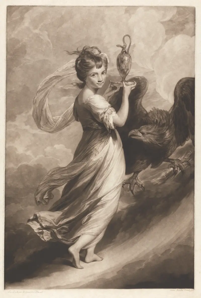 Hebe, 1780 von Sir Joshua Reynolds