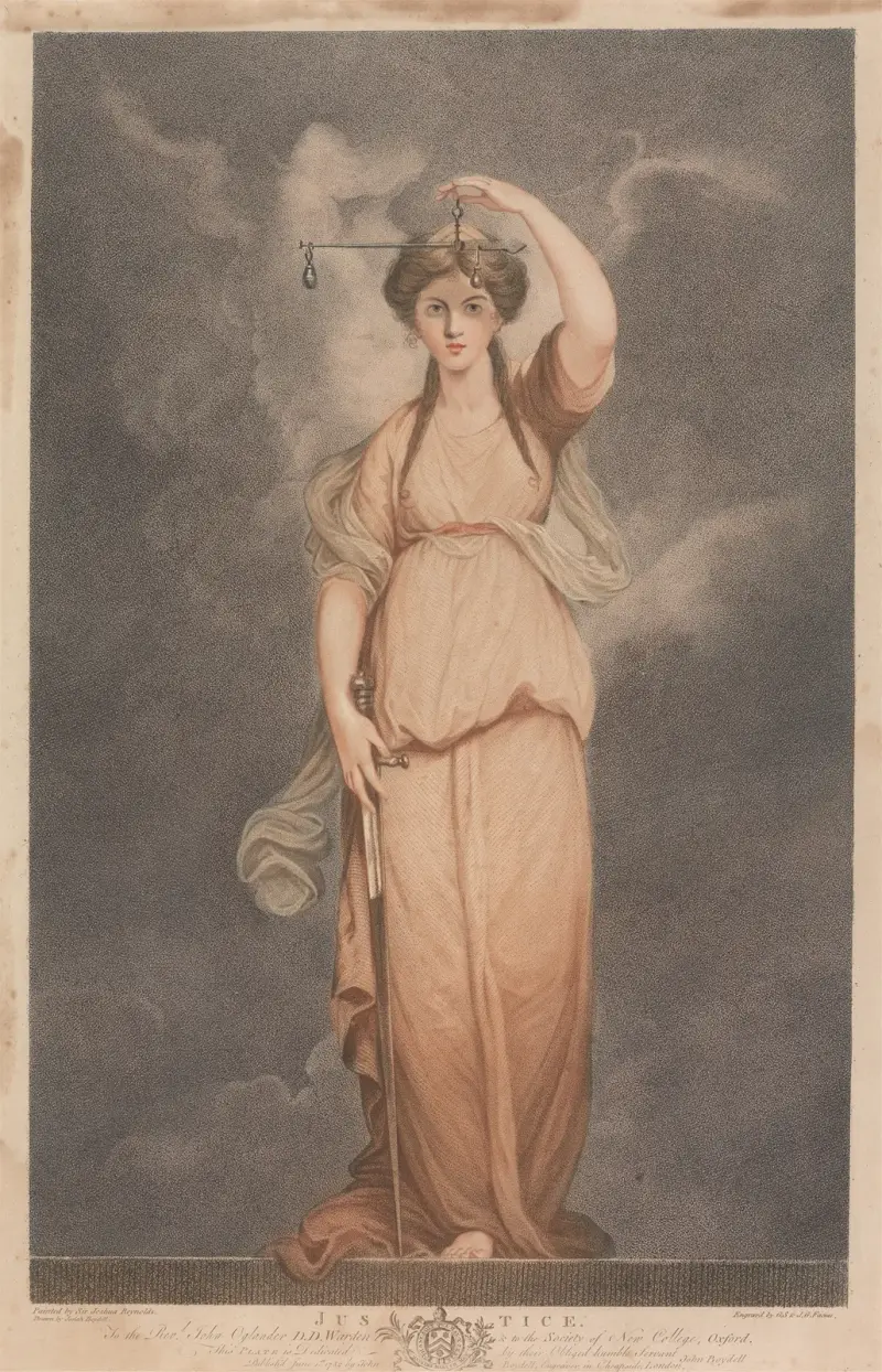 Rättvisan av Sir Joshua Reynolds
