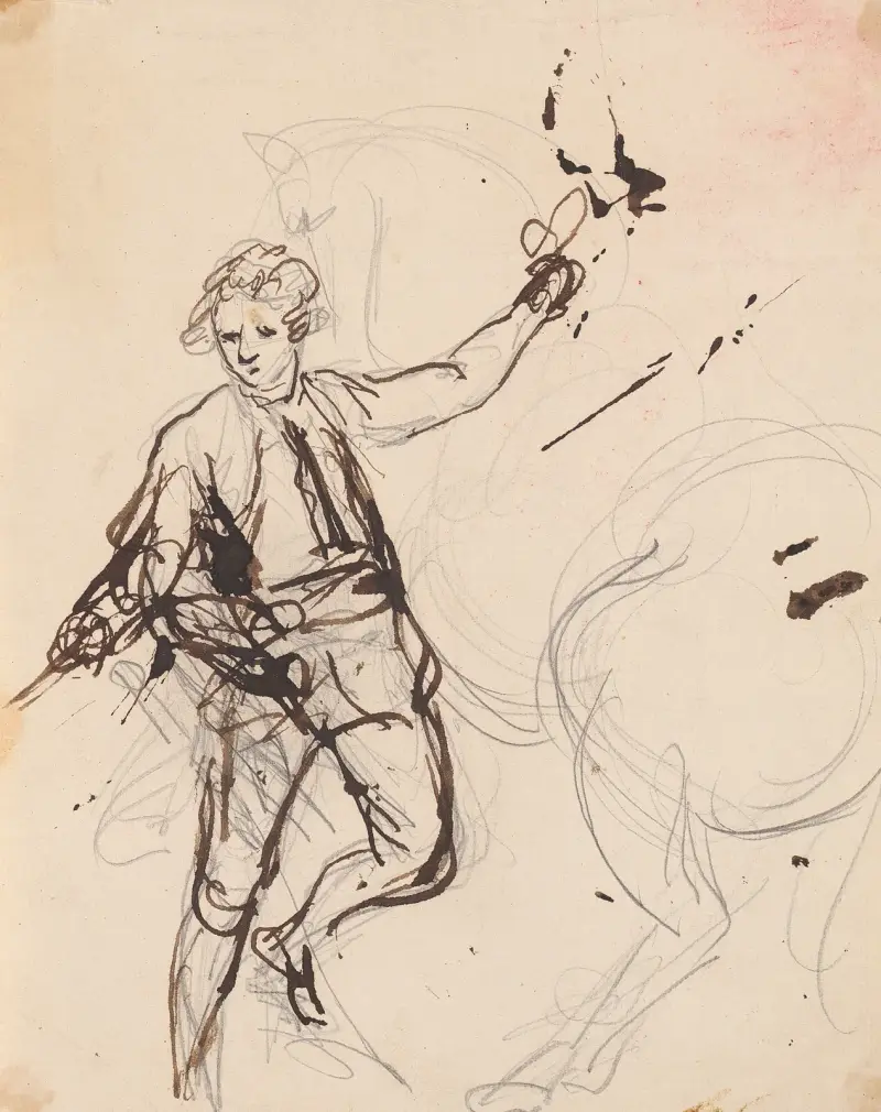 Man och häst av Sir Joshua Reynolds