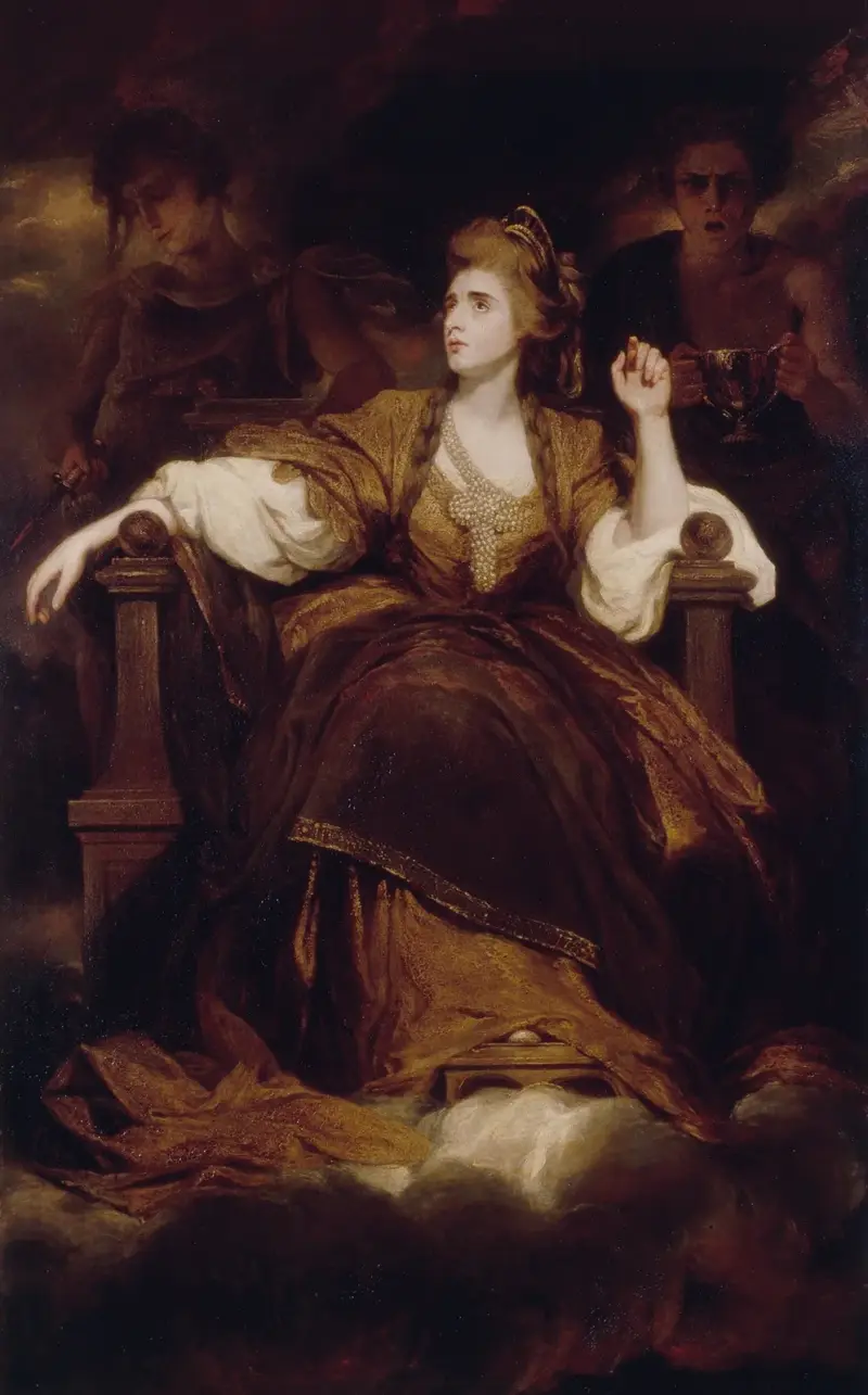Mrs Siddons som den tragiska musan av Sir Joshua Reynolds