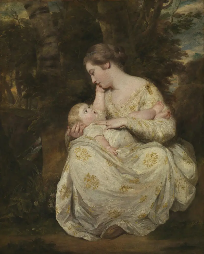 Mrs Susanna Hoare och barn av Sir Joshua Reynolds