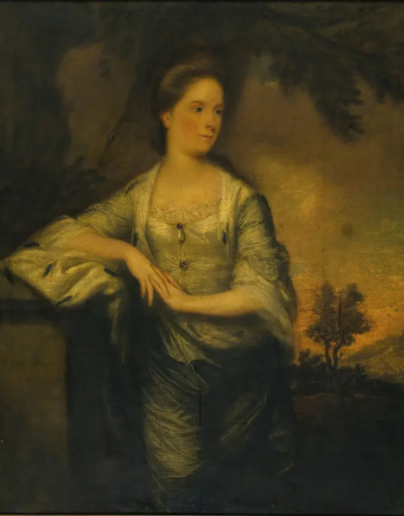Portrait Of Lady Mary Crosbie av Sir Joshua Reynolds