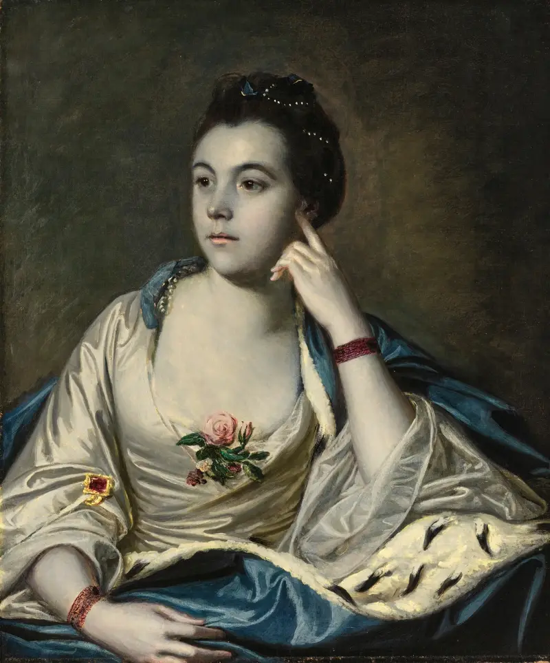 Porträtt av Mrs. Elizabeth Bradshaw, född Wilson (d. 1802) av Sir Joshua Reynolds