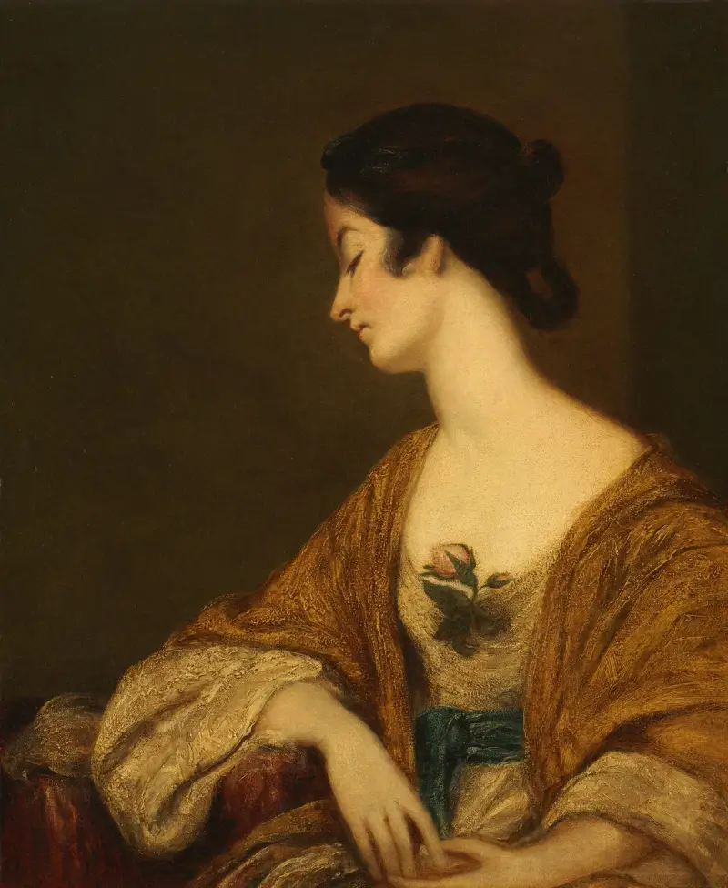 Portrait of Mrs. George Collier av Sir Joshua Reynolds