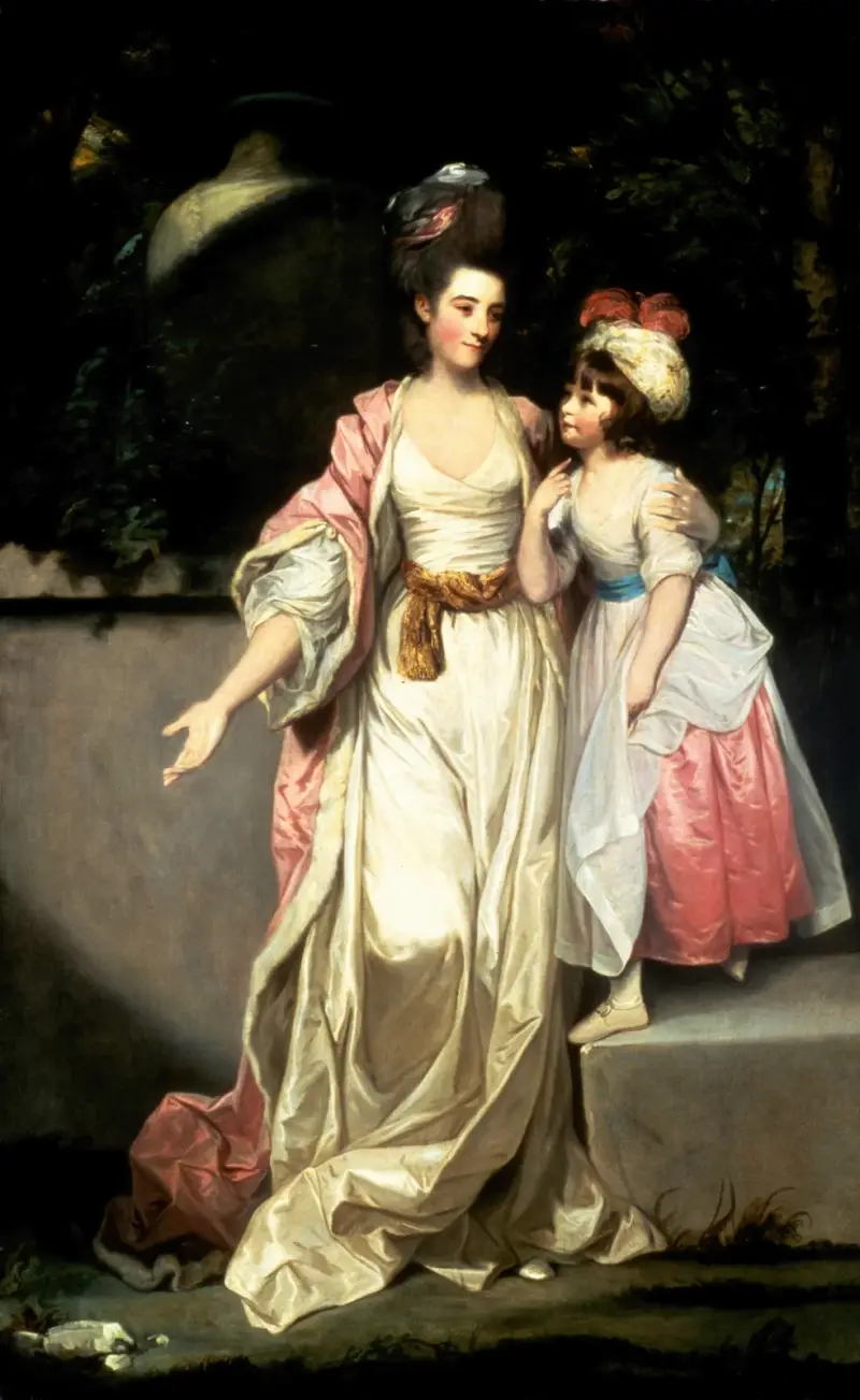 Porträt von Mrs. Jelf Powis und ihrer Tochter von Sir Joshua Reynolds