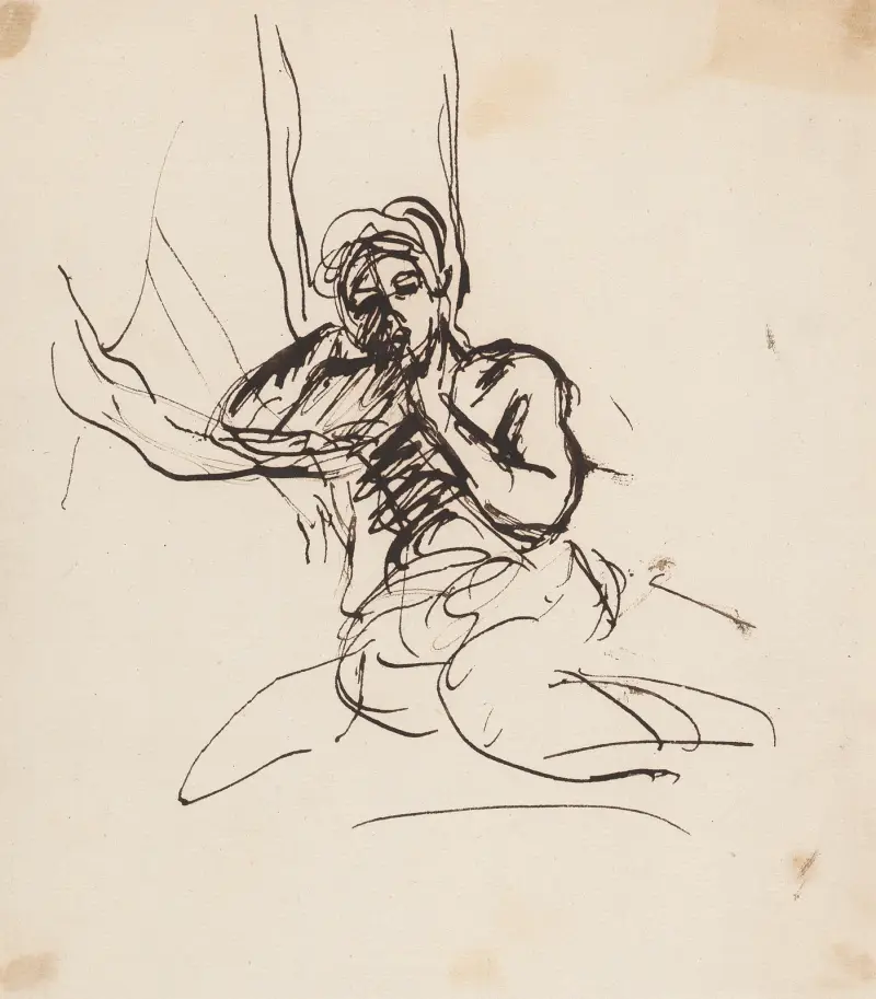 Sittande figur av Sir Joshua Reynolds