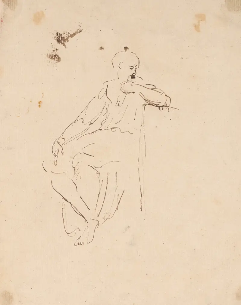 Sittande man av Sir Joshua Reynolds