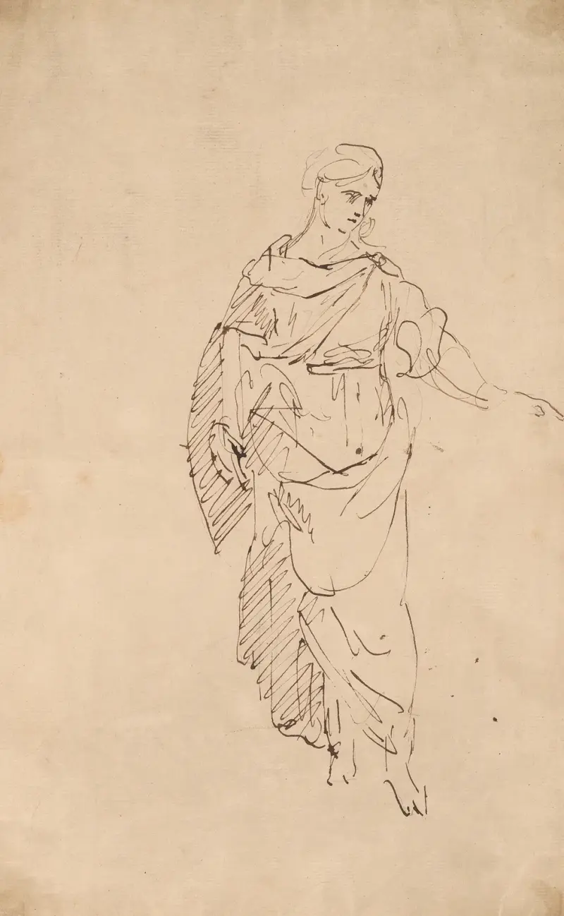 Stående figur av Sir Joshua Reynolds