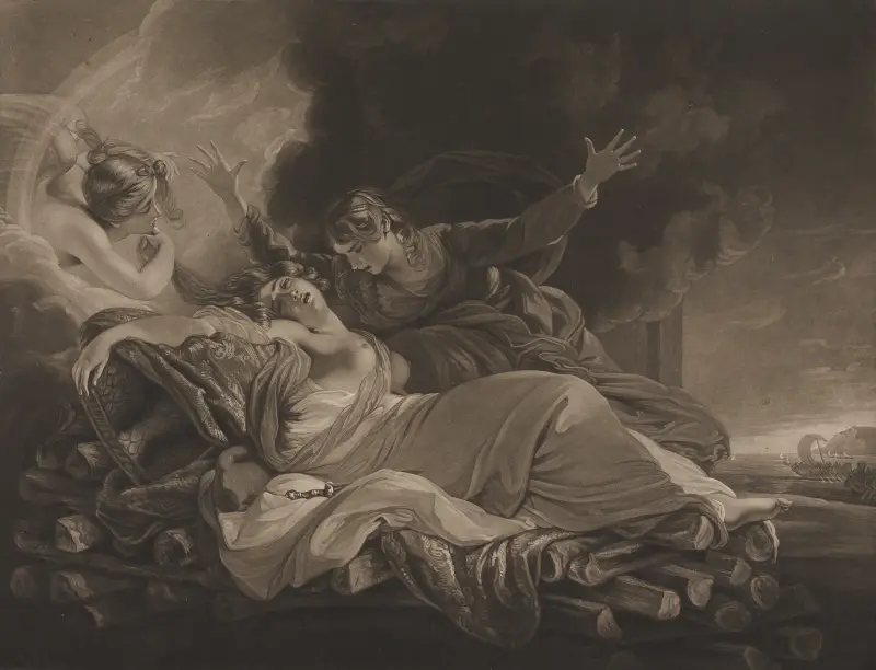 Didos död av Sir Joshua Reynolds