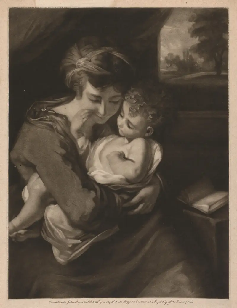 Jungfrun och barnet av Sir Joshua Reynolds