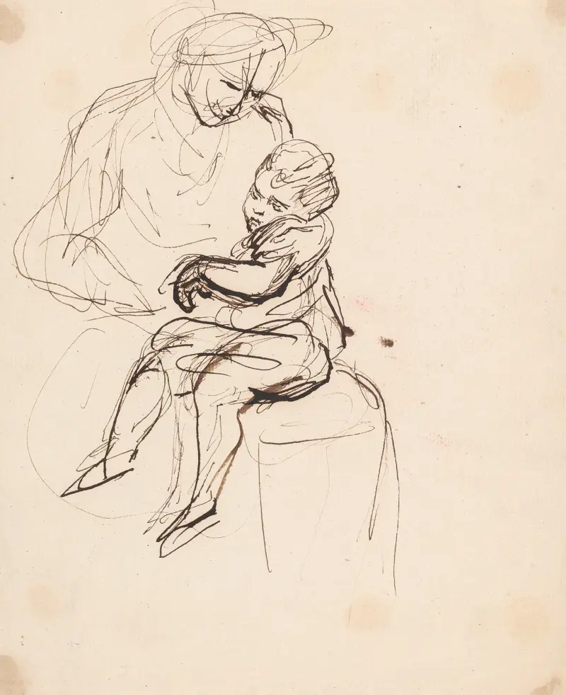 Kvinna och barn av Sir Joshua Reynolds