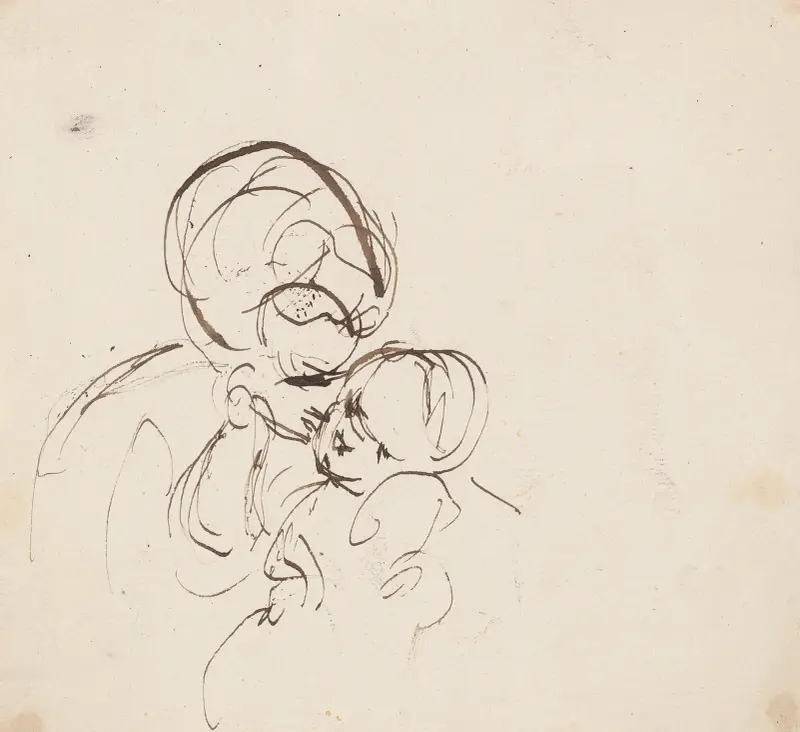 Kvinna och barn av Sir Joshua Reynolds