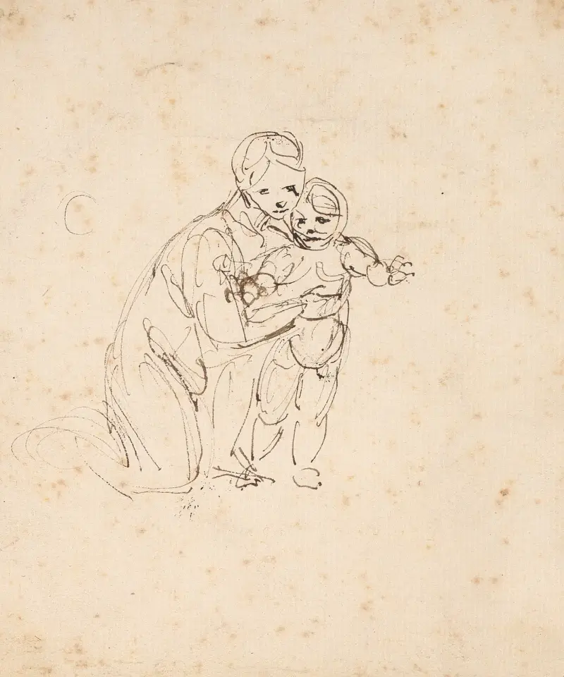 Kvinna och barn av Sir Joshua Reynolds