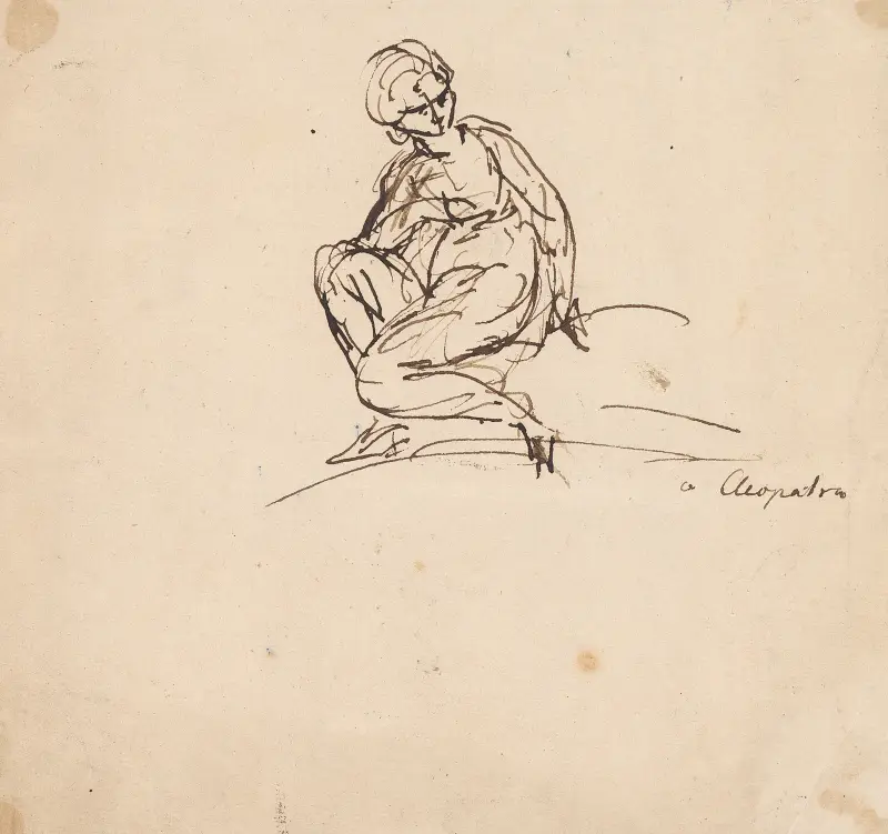 Kvinna 'Kleopatra' av Sir Joshua Reynolds