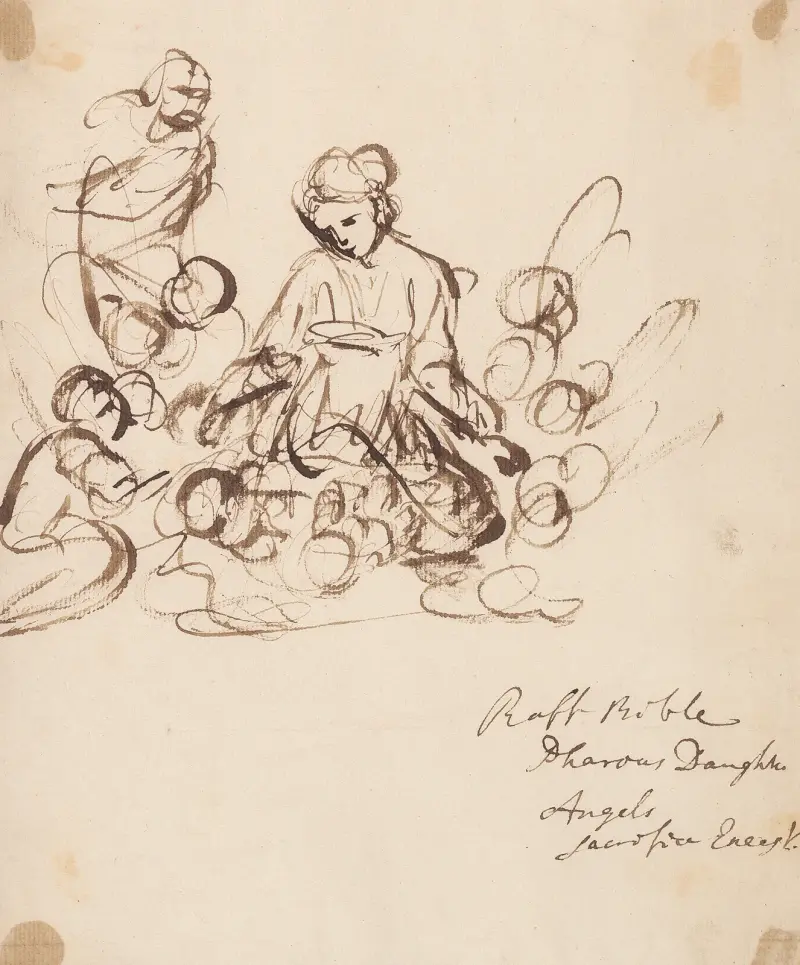 Kvinna omgiven av barn av Sir Joshua Reynolds