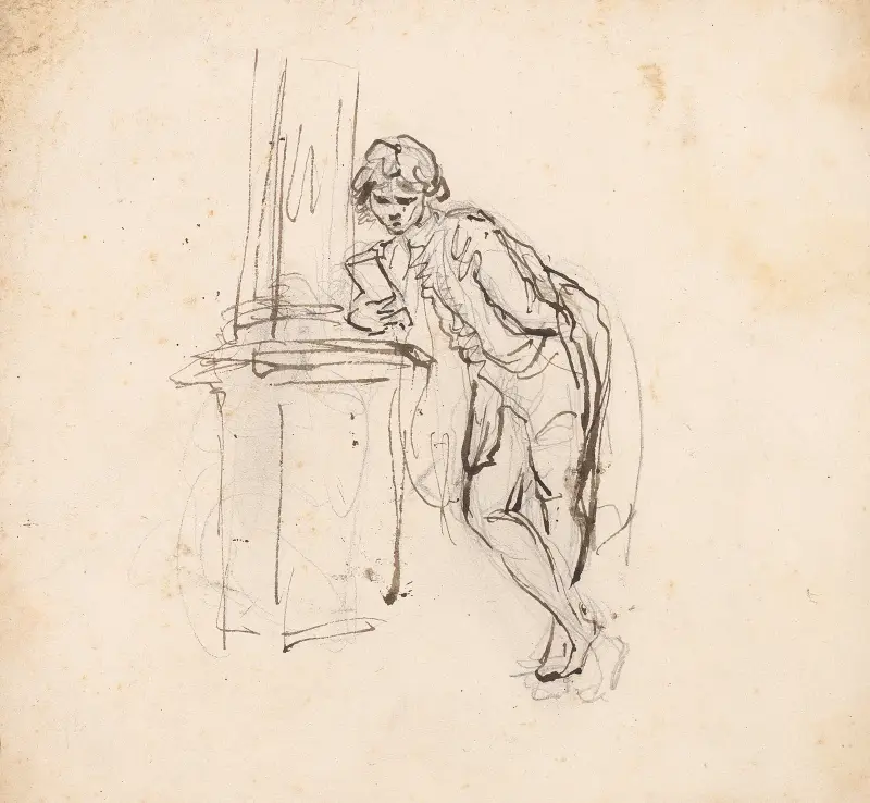 Young Man Standing av Sir Joshua Reynolds