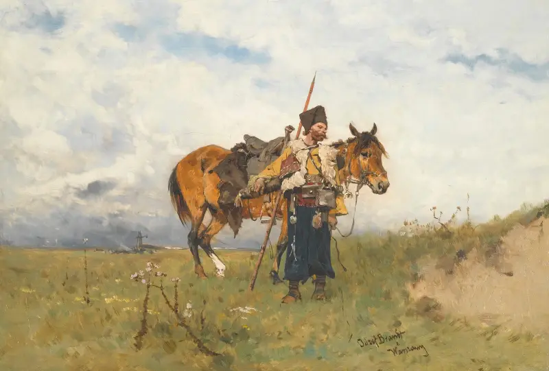 Kosackvakt av Jozef Brandt