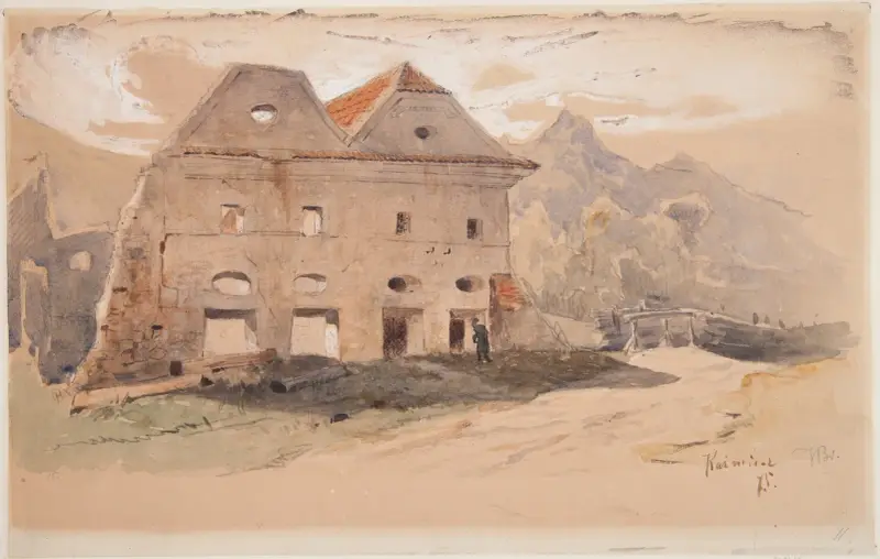 Kornbod i Kazimierz vid Weichsel av Jozef Brandt