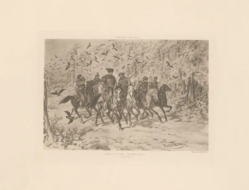 Juliusz Kossak – Kmicicowa kompania, Jozef Brandt