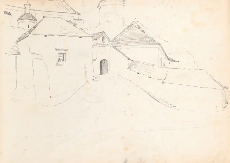 Klosterbyggnader av Jozef Brandt