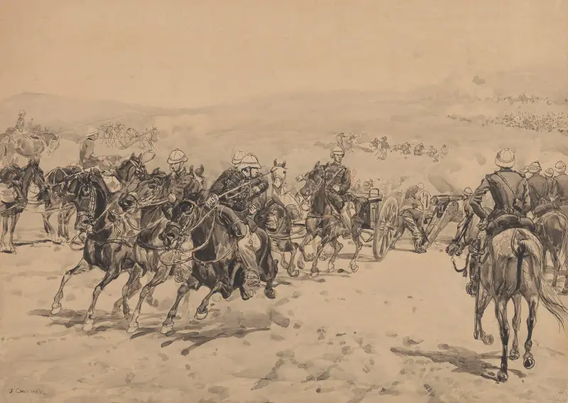 Colonial battlefield av Jozef Chelmonski