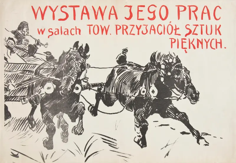 Józef Chełmoński, Ausstellung seiner Werke von Jozef Chelmonski