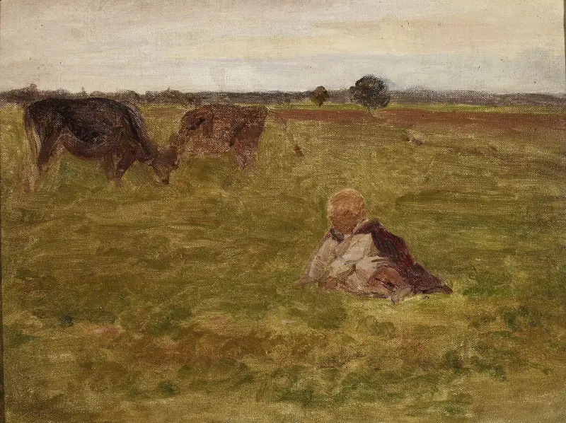 Studie I för ”Herdbarn” av Jozef Chelmonski