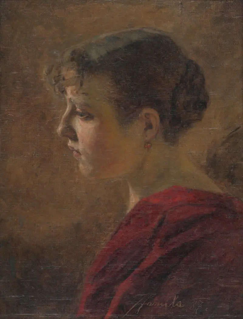 Portrét ženy, Jozef Hanula