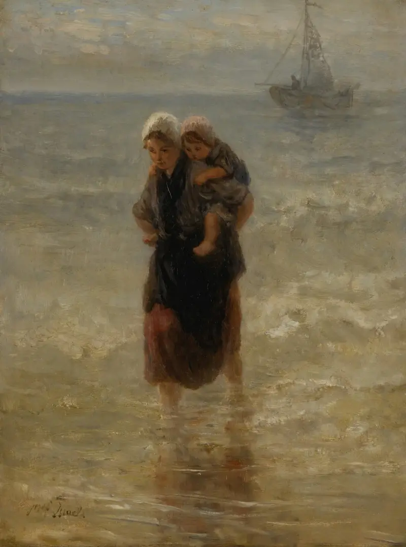 På havet av Jozef Israëls