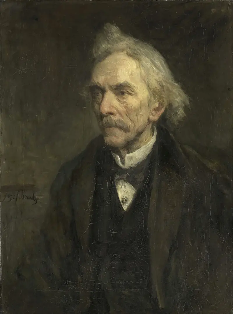 Louis Jacques Veltman (1817-1907). Actor av Jozef Israëls