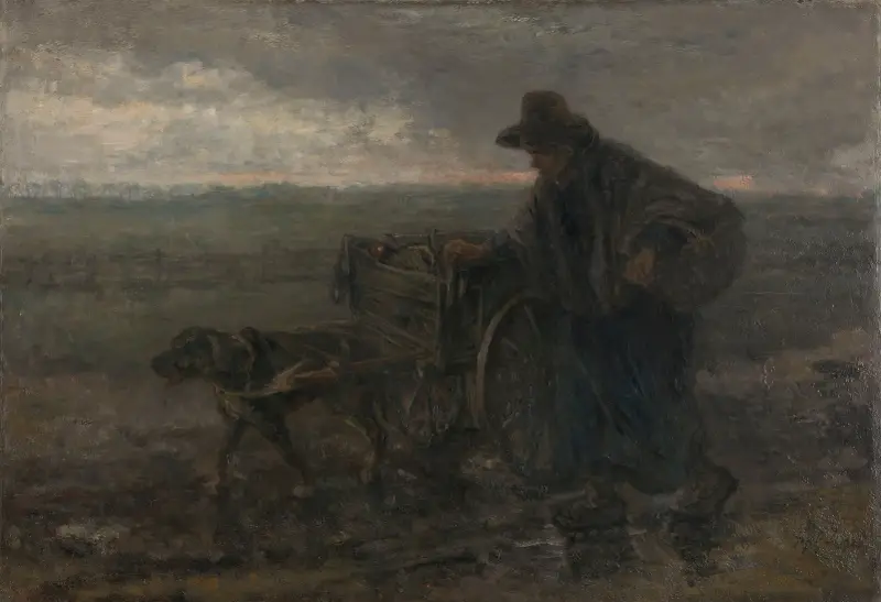 On Country Roads and Fields av Jozef Israëls