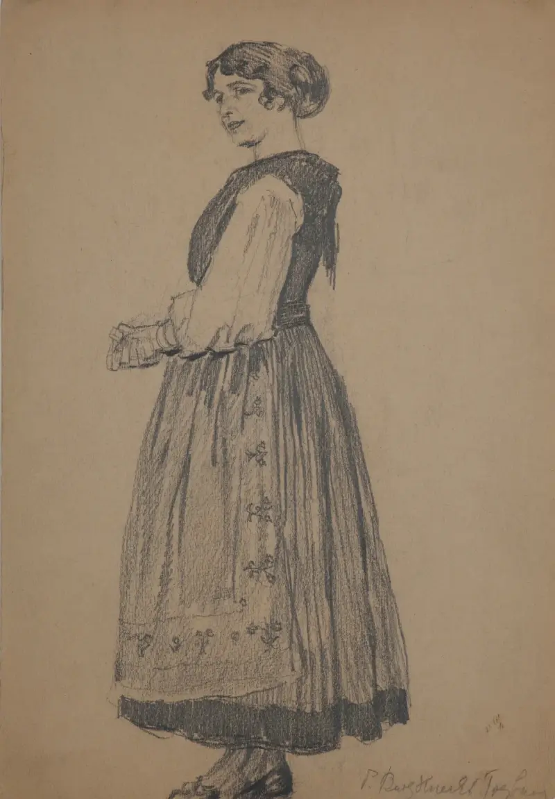 Mrs. Bourgknecht av Józef Mehoffer