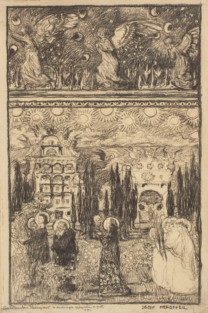 Polychrome design for the Płock Cathedral av Józef Mehoffer