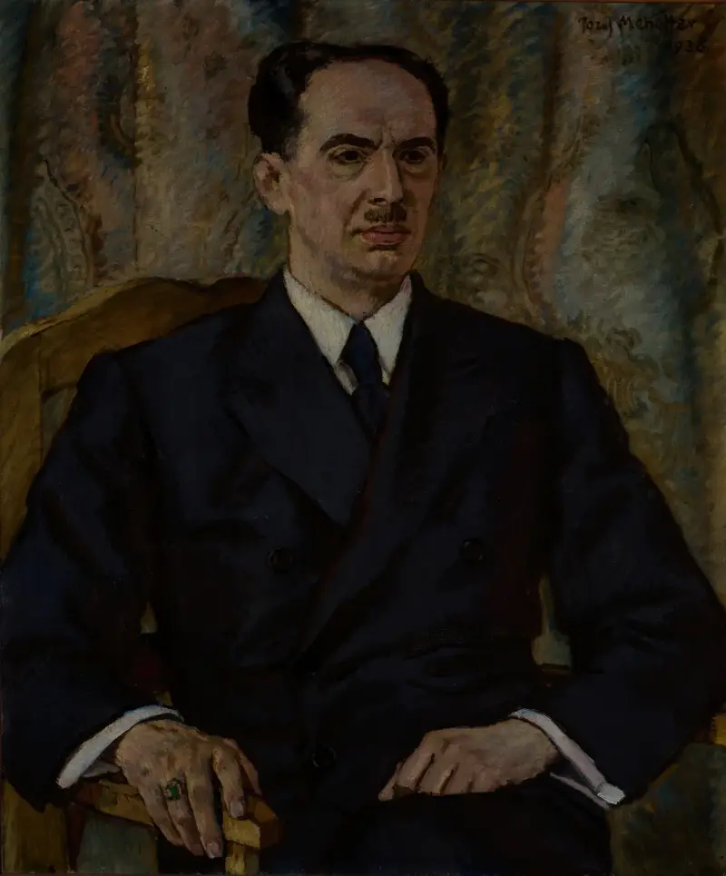 Porträtt av doktor Alfred Krause av Józef Mehoffer