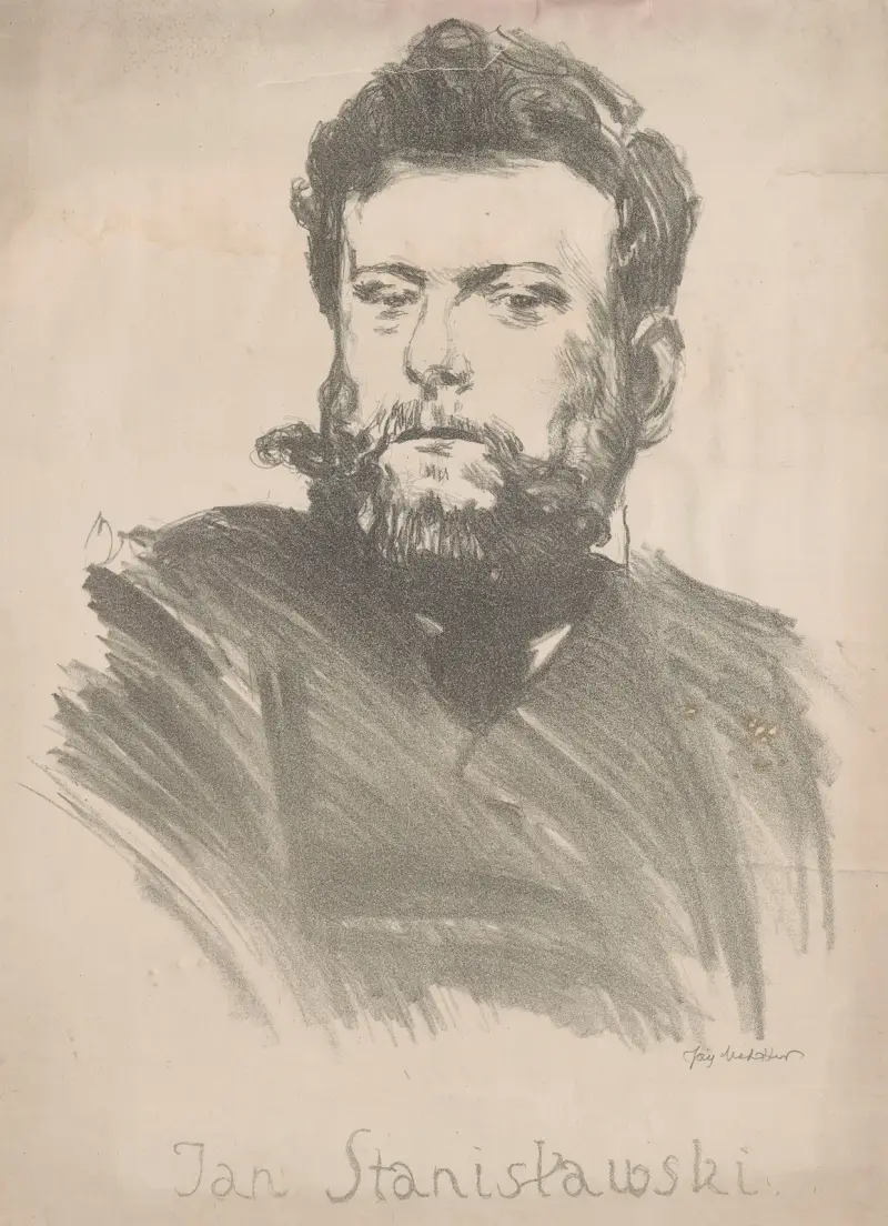Porträtt av Jan Stanisławski av Józef Mehoffer