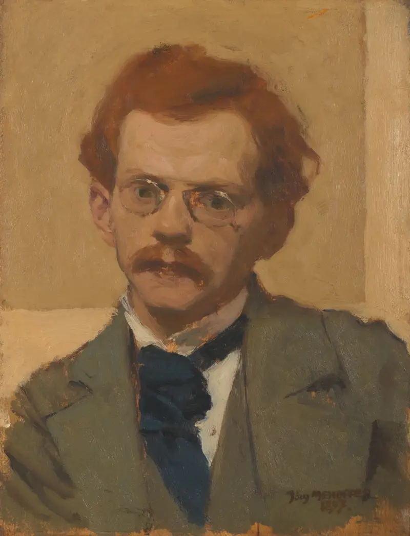 Självporträtt av Józef Mehoffer