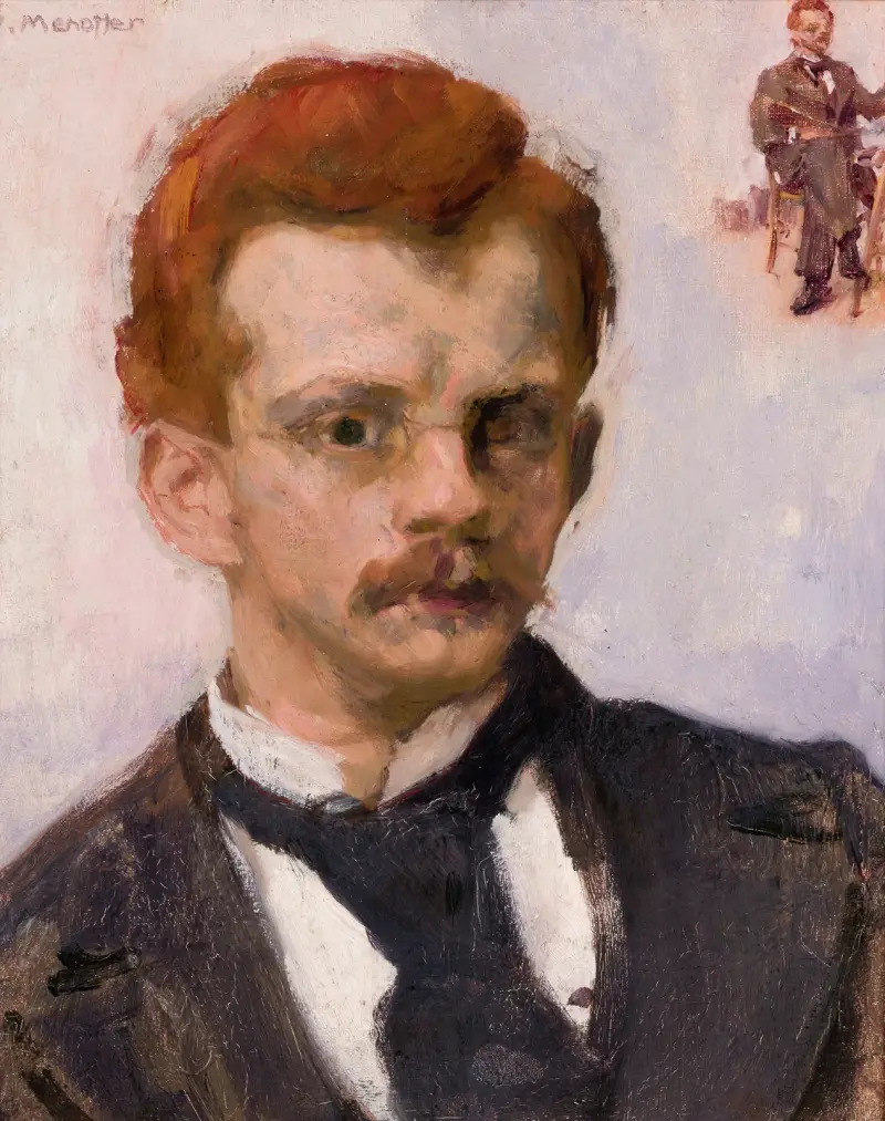 Självporträtt av Józef Mehoffer