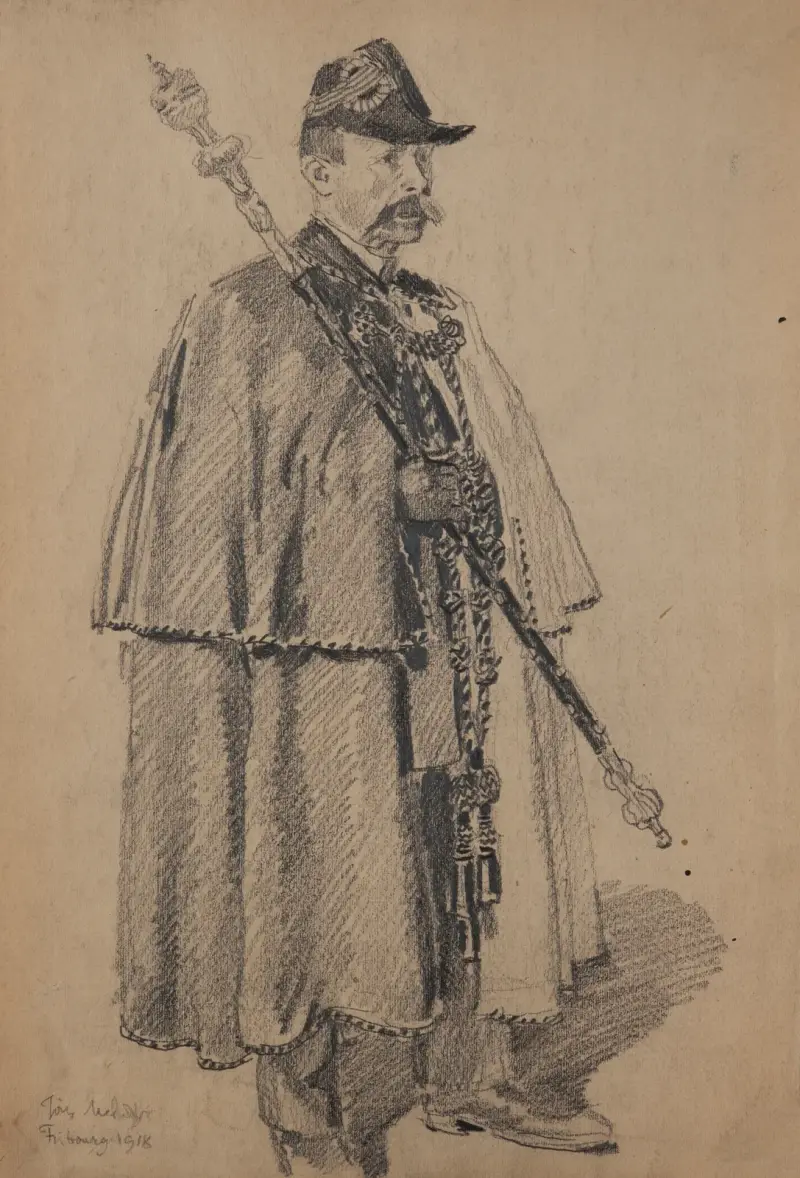 Väktaren Nicolas Cuennet av Józef Mehoffer