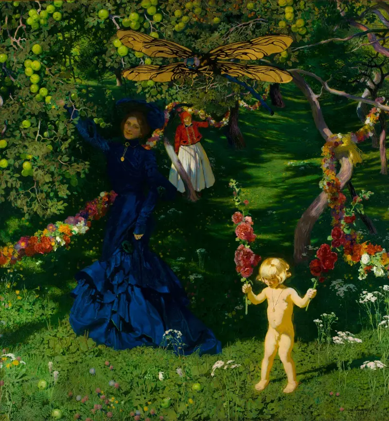 Seltsamer Garten von Józef Mehoffer
