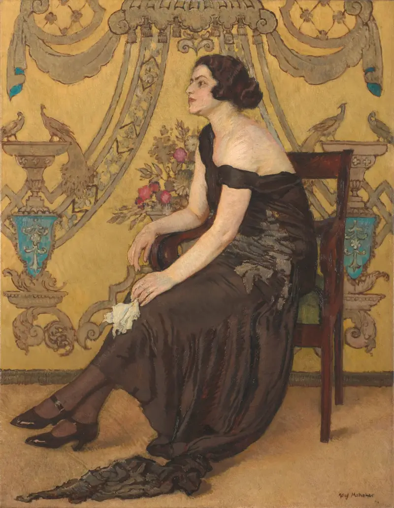 Róża Szaronu – Portret Zofii Minderowej, Józef Mehoffer